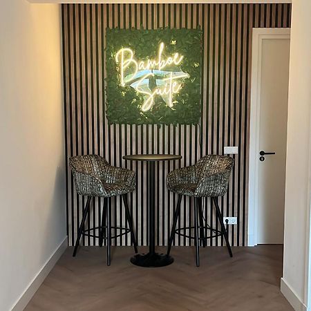 Bamboe Suite Bentveld Met Ligbad En Gratis Parkeren Bagian luar foto